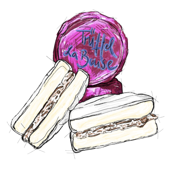 La bouse met truffel schijfjes (100 gr.)