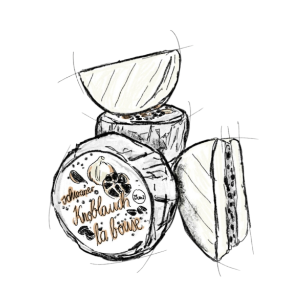 La bouse met zwarte knoflook (100 gram)