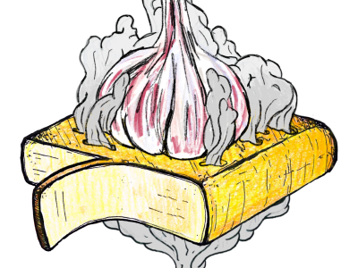 Raclette Gerookt knoflook (100 gr.)