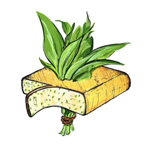 Raclette met Daslook (100 gr.)