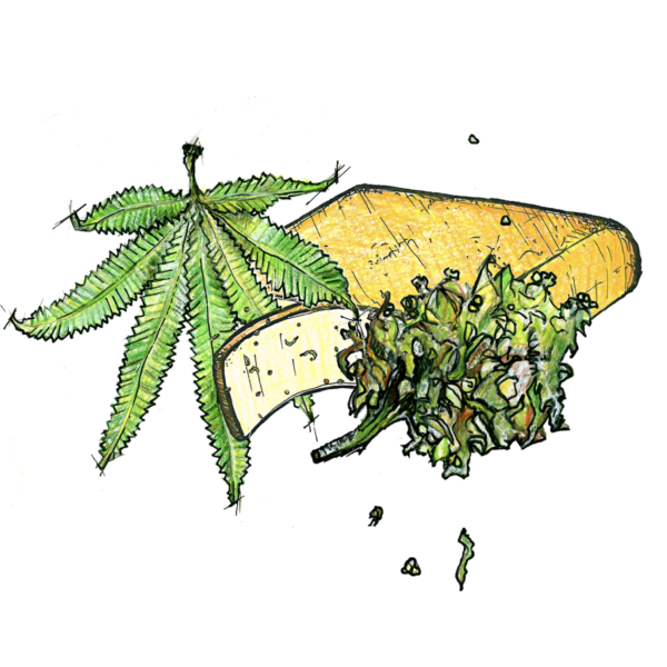 Raclette met Hennepzaad (100 gr.)