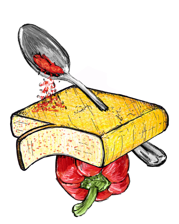 Raclette met Paprika (100 gr.)