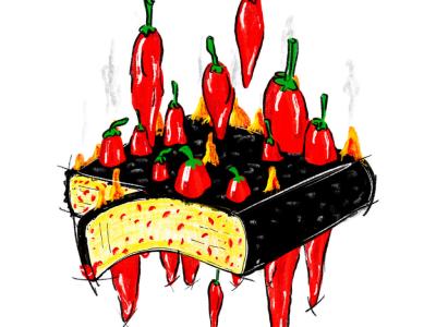 Raclette Zwarte Chili (100 gr.)